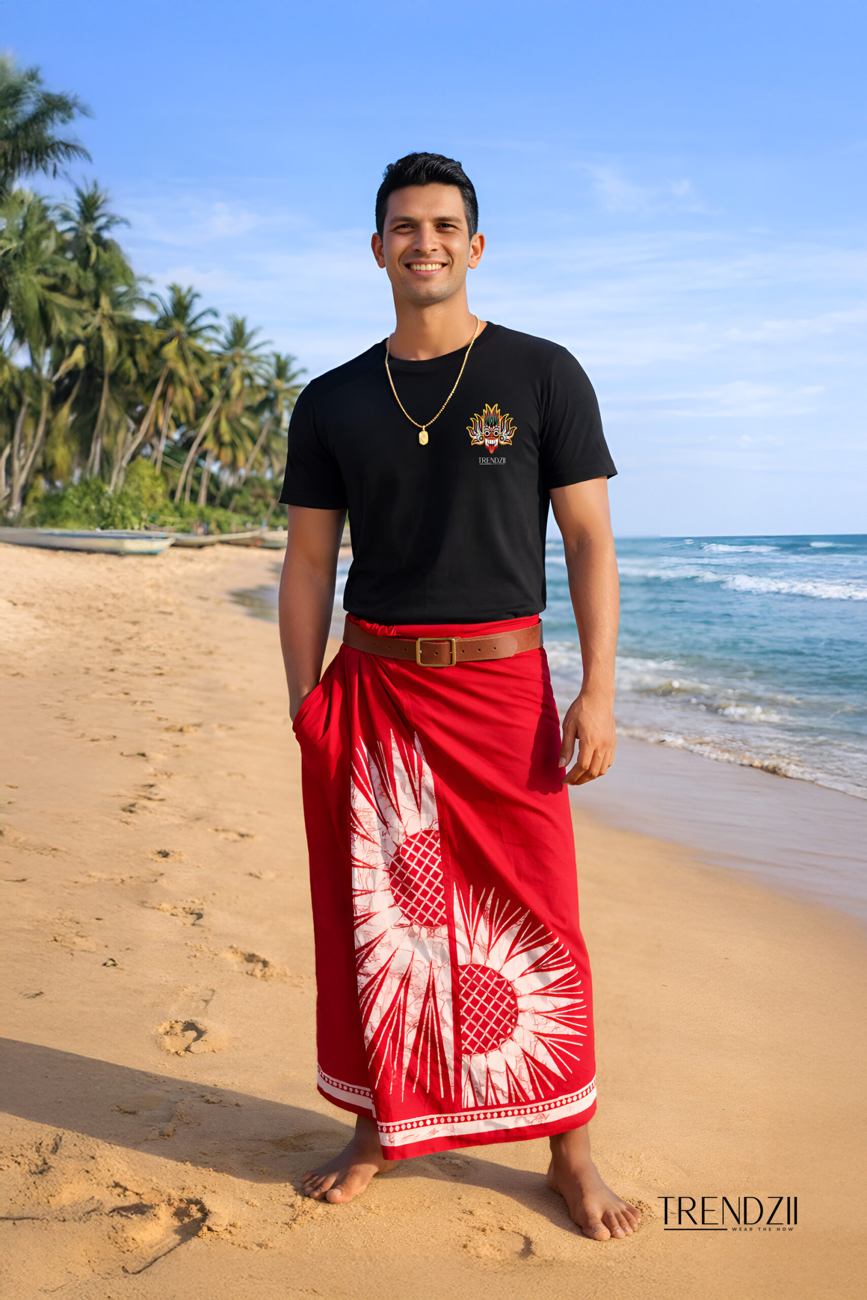Trendceylon Urban Ceylon Cotton Batik Sarong for Men – TrendZii